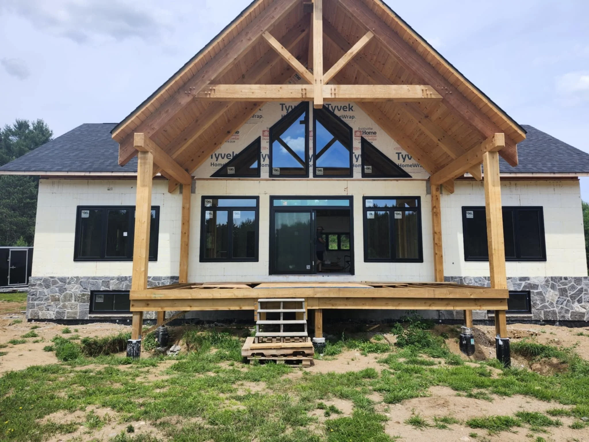 Deck framing built for cottage-season traffic